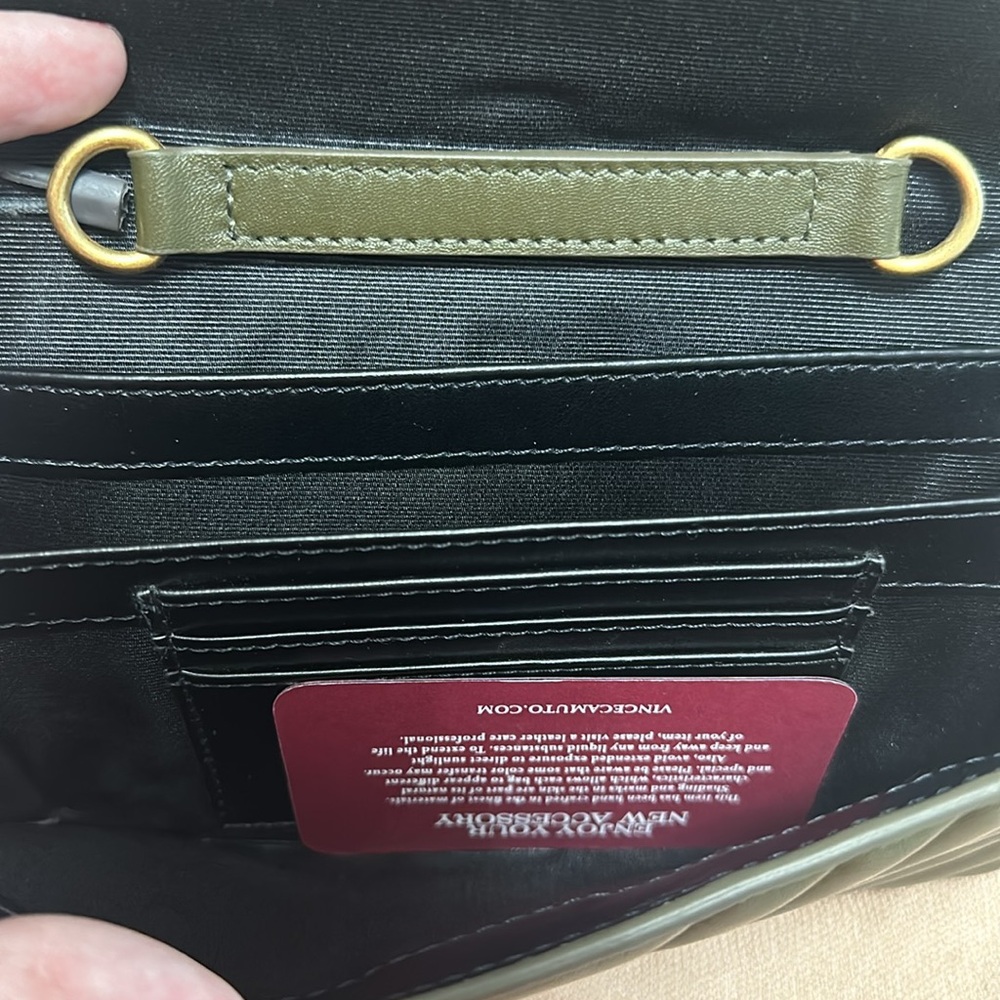 Brand new Vince Camuto Olive Wallet that can be converted to Crossbody bag - Picture 7 of 8